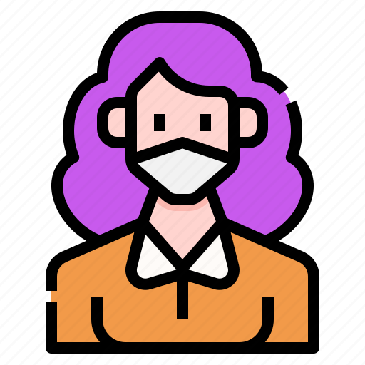 Avatar, mask, medical, teen, user, woman icon - Download on Iconfinder