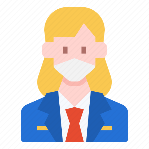 Avatar, business, mask, medical, people, user, woman icon - Download on Iconfinder