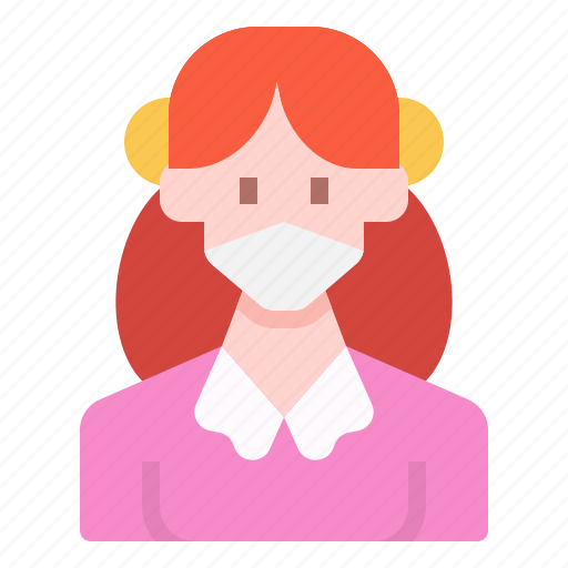 Avatar, girl, mask, medical, people, user, woman icon - Download on Iconfinder