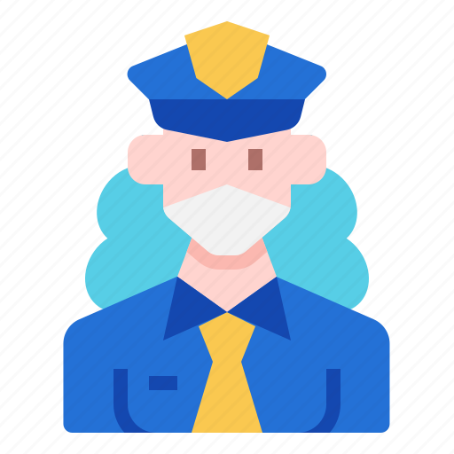 Avatar, mask, medical, people, police, user, woman icon - Download on Iconfinder