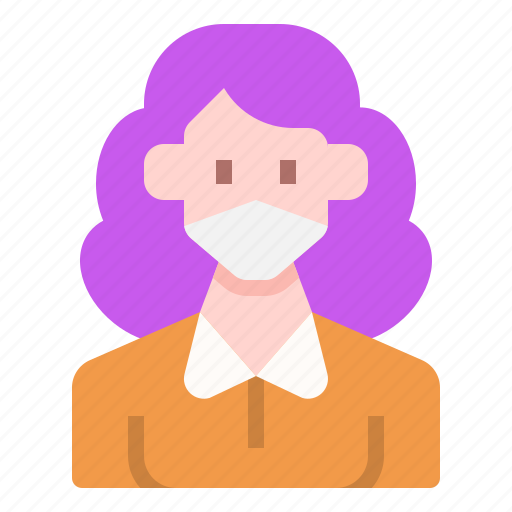 Avatar, mask, medical, teen, user, woman icon - Download on Iconfinder