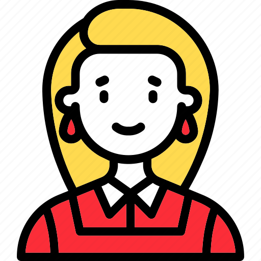 Administrator, agency, employee, female, officer icon - Download on Iconfinder