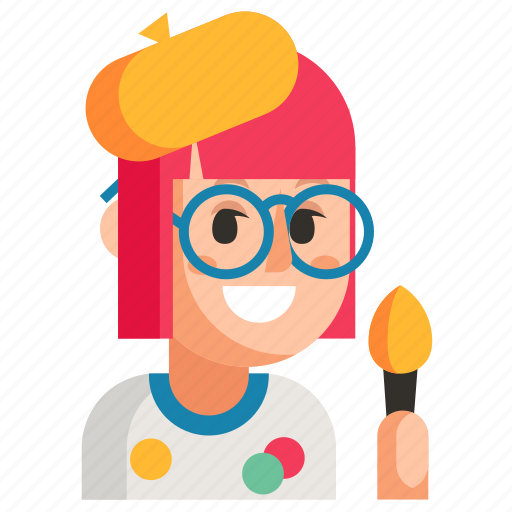 Avatar, job, painter, profession, user, woman, work icon - Download on Iconfinder