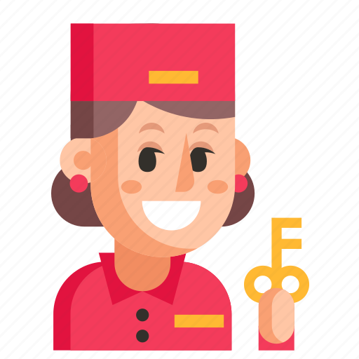 Avatar, concierge, job, profession, user, woman, work icon - Download on Iconfinder
