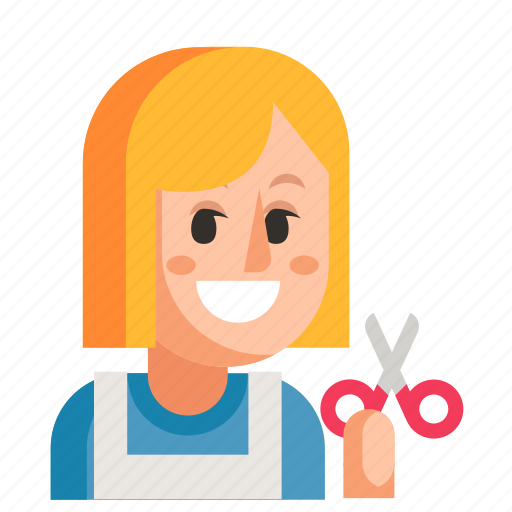 Avatar, hairdresser, job, profession, user, woman, work icon - Download on Iconfinder