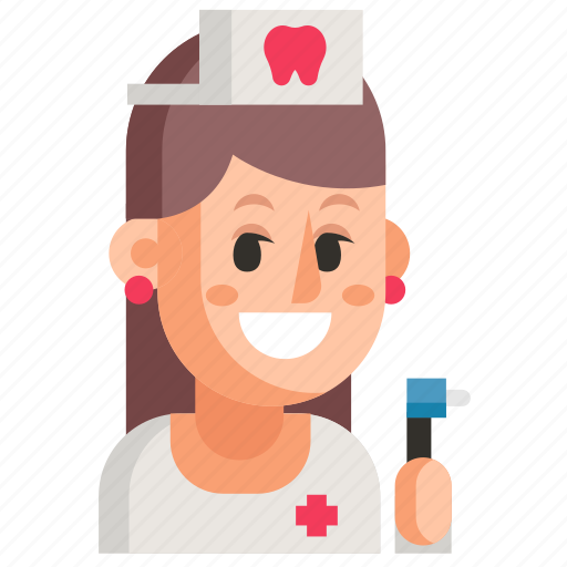 Avatar, dentist, job, profession, white, woman, work icon - Download on Iconfinder