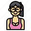 avatar, woman, cute, profile, girl 