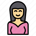 avatar, woman, cute, profile, girl