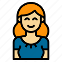 avatar, woman, cute, profile, girl
