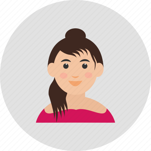 Avater, face, girl, hair, woman icon - Download on Iconfinder