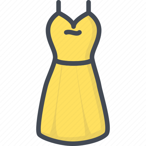 Clothes, dress, evening, filled, outline, women icon - Download on Iconfinder