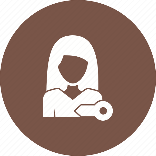 Account, business, computer, office, privacy, professional, woman icon - Download on Iconfinder