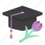 cap, education, graduate, graduation, student, woman 