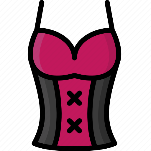 Clothing, colour, corset, underwear, womens icon - Download on Iconfinder