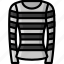 clothing, colour, jumper, stripy, womens 