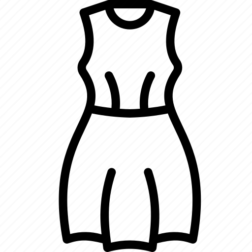 Clothing, dress, outline, poof, womens icon - Download on Iconfinder