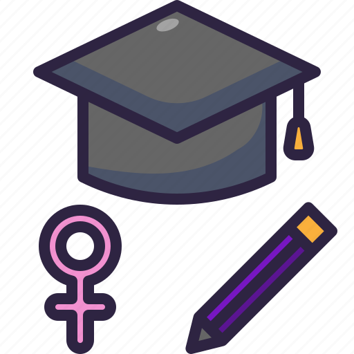 Education, university, pencil, mortarboard, college icon - Download on Iconfinder