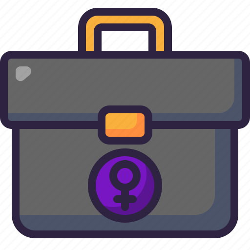 Job, opportunities, feminism, cultures, gender, briefcase icon - Download on Iconfinder