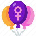 balloon, woman, march, womens, feminism, femenine, female, peace, girl