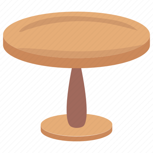 Coffee table, furniture, lounge table, round table, side table icon - Download on Iconfinder