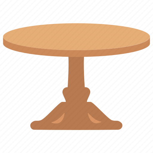 Coffee table, furniture, lounge table, round table, side table icon - Download on Iconfinder
