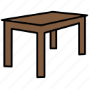 desk, dining, furniture, interior, table