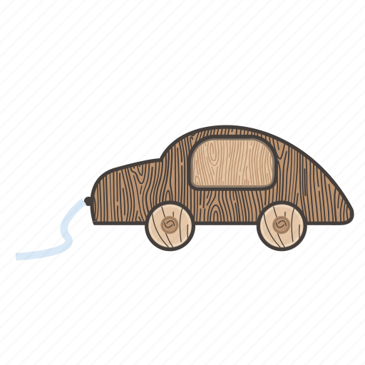 Car, kindergarten, baby, wood, transport, vehicle, toys icon - Download on Iconfinder