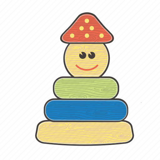 Wooden, baby, child, kindergarten, children, wood, toys icon - Download on Iconfinder