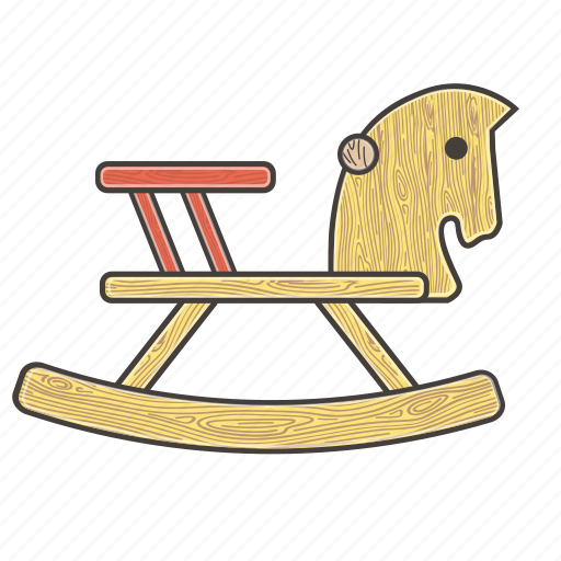 Horse, vintage, baby, child, kids, wooden, toys icon - Download on Iconfinder