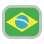 brazil, country, flag, flags, national, world 