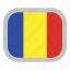 chad, country, flag, flags, national, romania, world 