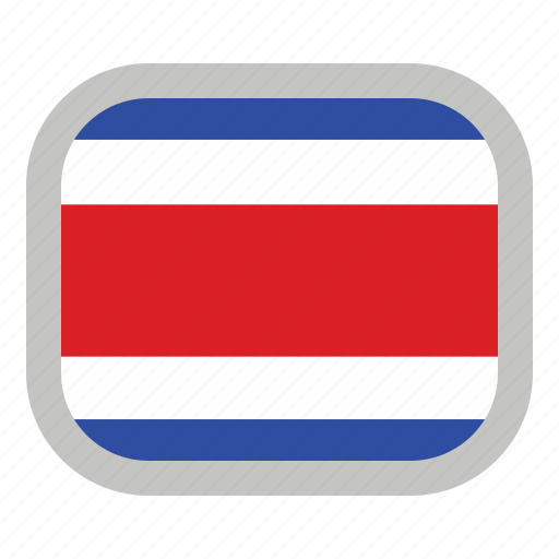Costa rica, country, flag, flags, national, world icon - Download on Iconfinder