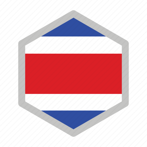 Costa rica, country, flag, flags, nation, national, world icon - Download on Iconfinder