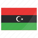 flags, national, world, flag, libya, country