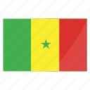senegal, national, world, flags, flag, country