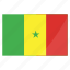 senegal, national, world, flags, flag, country 