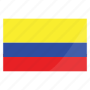 colombia, flags, national, world, flag, country
