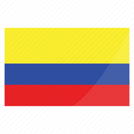 Colombia, flags, national, world, flag, country icon - Download on Iconfinder