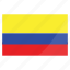 colombia, flags, national, world, flag, country 