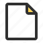 file, paper, document, sheet, page, business, format 