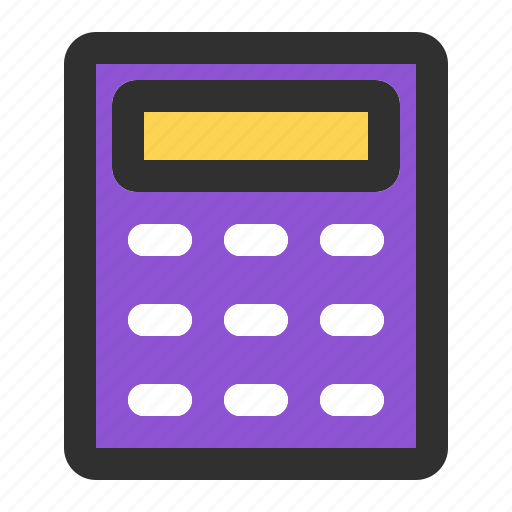 Calculator, math, calculation, mathematics, money, education, accounting icon - Download on Iconfinder