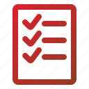 checklist, report, file, clipboard, task, document