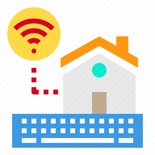 Home, keyboard, wifi, work icon - Download on Iconfinder
