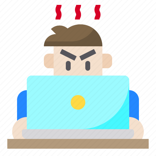 Avatar, home, laptop, man, work icon - Download on Iconfinder