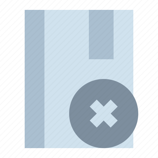Book, bookmark, delete, read icon - Download on Iconfinder