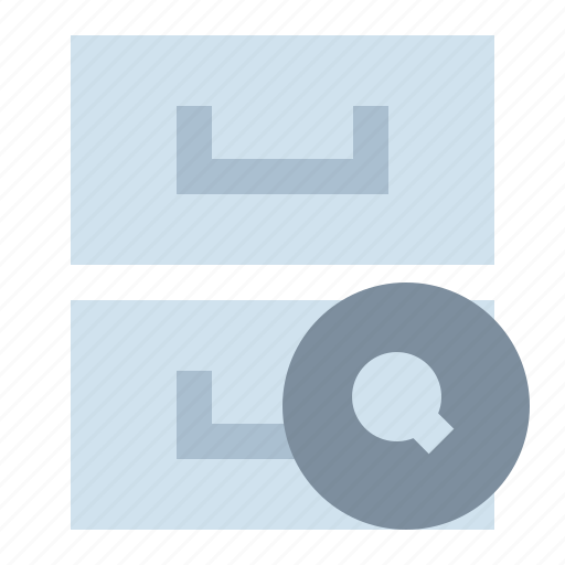 Archive, library, search, storage icon - Download on Iconfinder