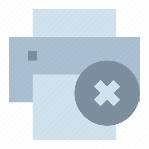 Delete, print, printer, printing icon - Download on Iconfinder
