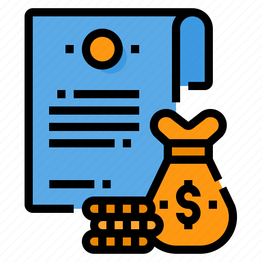 Contract, invoice, purchase, money, work, at, home icon - Download on Iconfinder