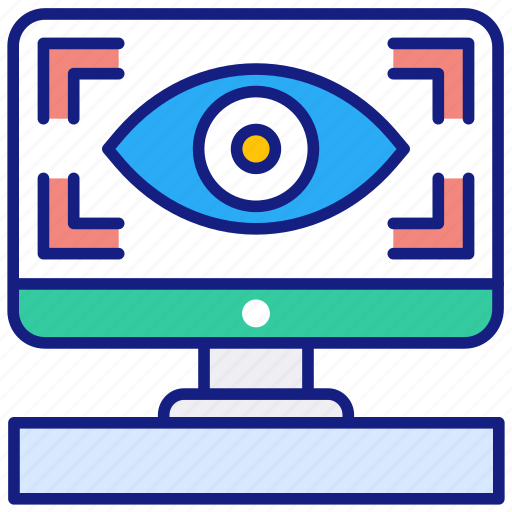 Stay, focus, monitor, eye, center, focused icon - Download on Iconfinder