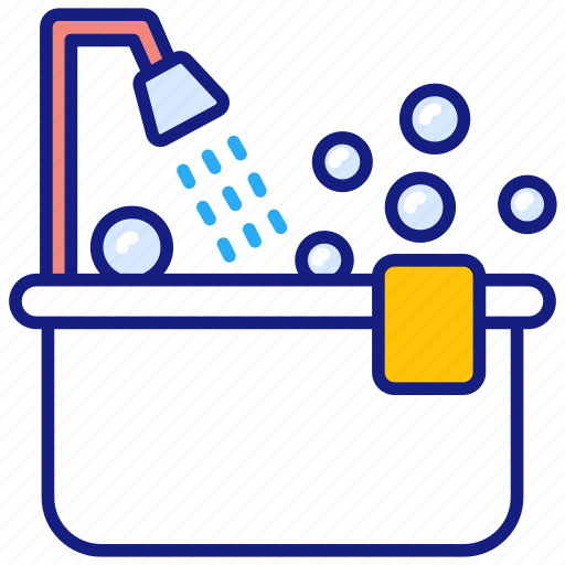 Bathing, bath, bathtub, chill, chilling, relax, resting icon - Download on Iconfinder
